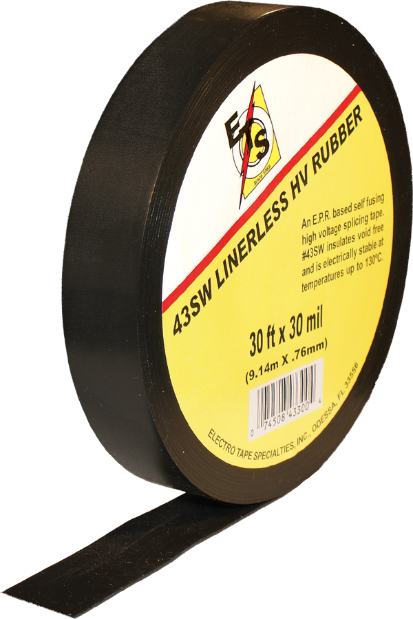 Electrical Insulating Tapes High Voltage Linerless Rubber Electro