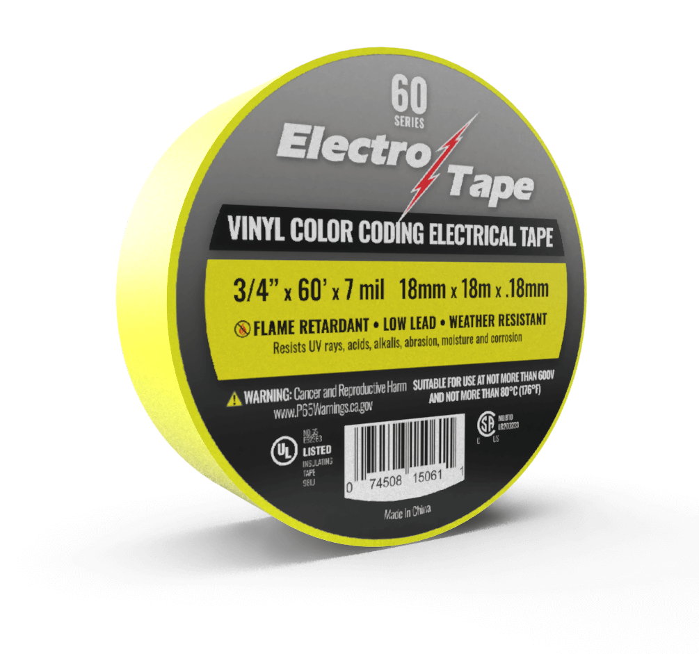 Yellow Electrical Tape Bulk Wholesale