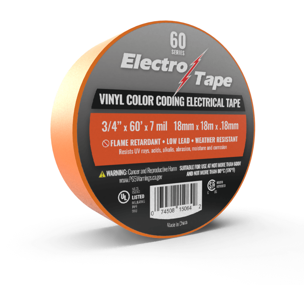 Orange Electrical Tape Bulk Wholesale