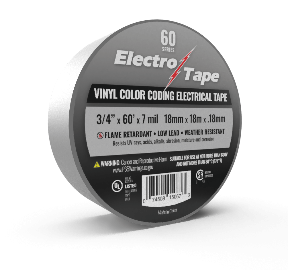 Gray Electrical Tape Bulk Wholesale
