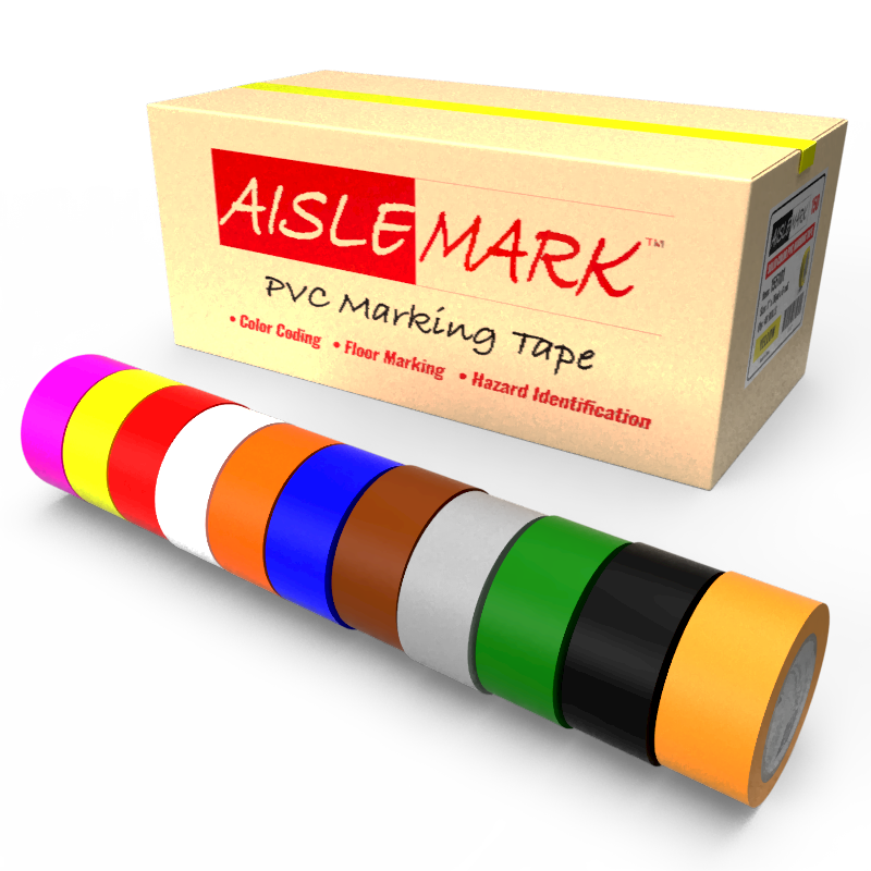 AisleMark™ Aisle Marking PVC Tape Bulk Wholesale