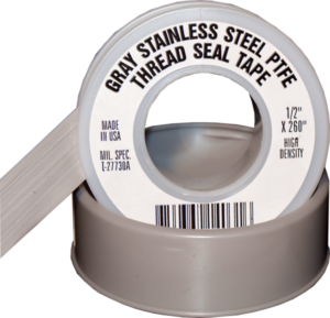 Stainless Steel PTFE Thread Seal Tape Gray Bulk Wholesale