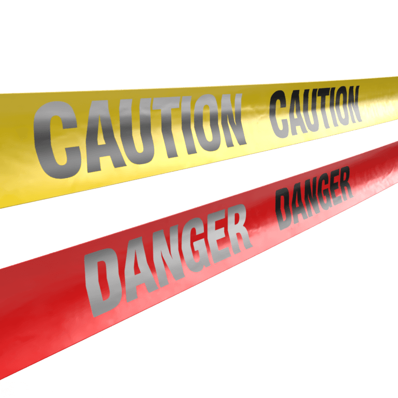 Reflective Caution Danger Tape Bulk Wholesale